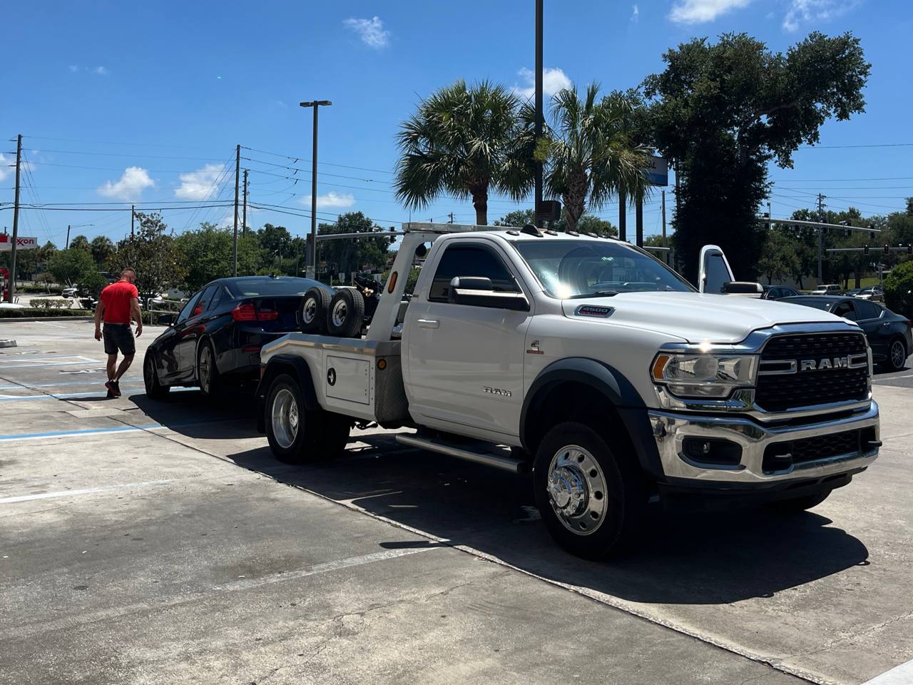 Ybor City Towing job photo — tow truck on a call in Tampa, FL